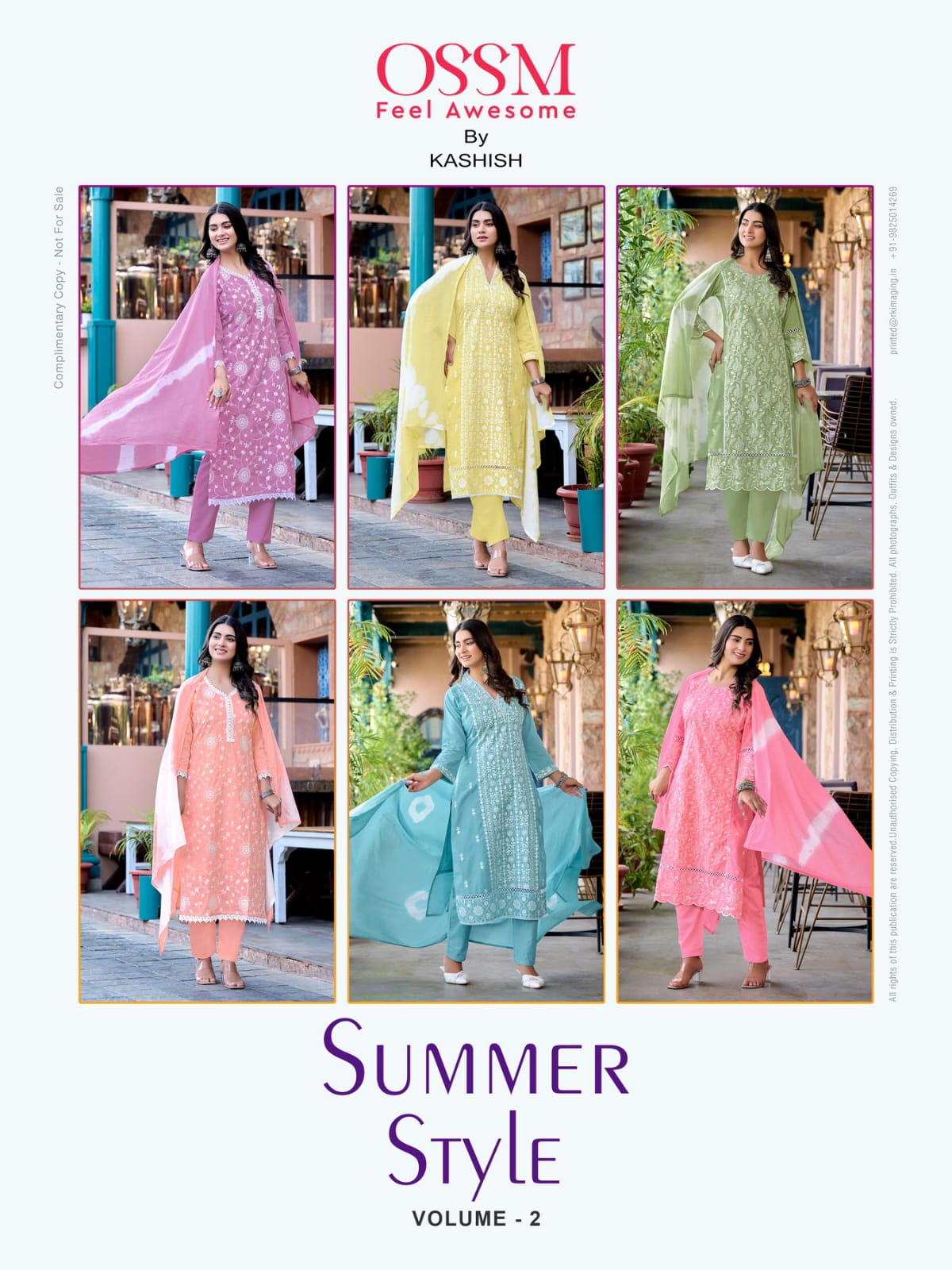 Summer Style Vol 2 By Ossm Cotton Kurti With Bottom Dupatta Orders In India